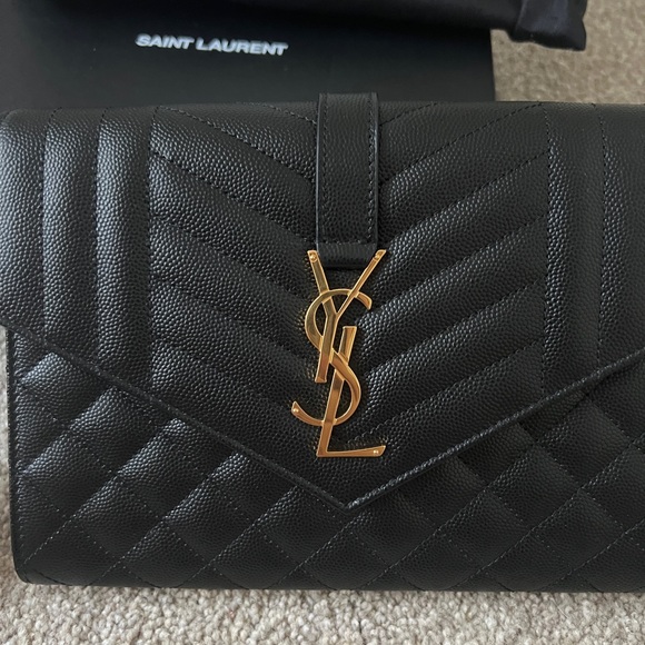 YSL Matelasse wristlet clutch - Picture 6 of 13